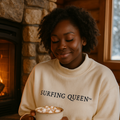 Surfing Queen™️ Luxurious Mock Neck Pullover image 0