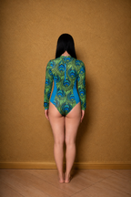 Moseka Suit - Emerald Wave