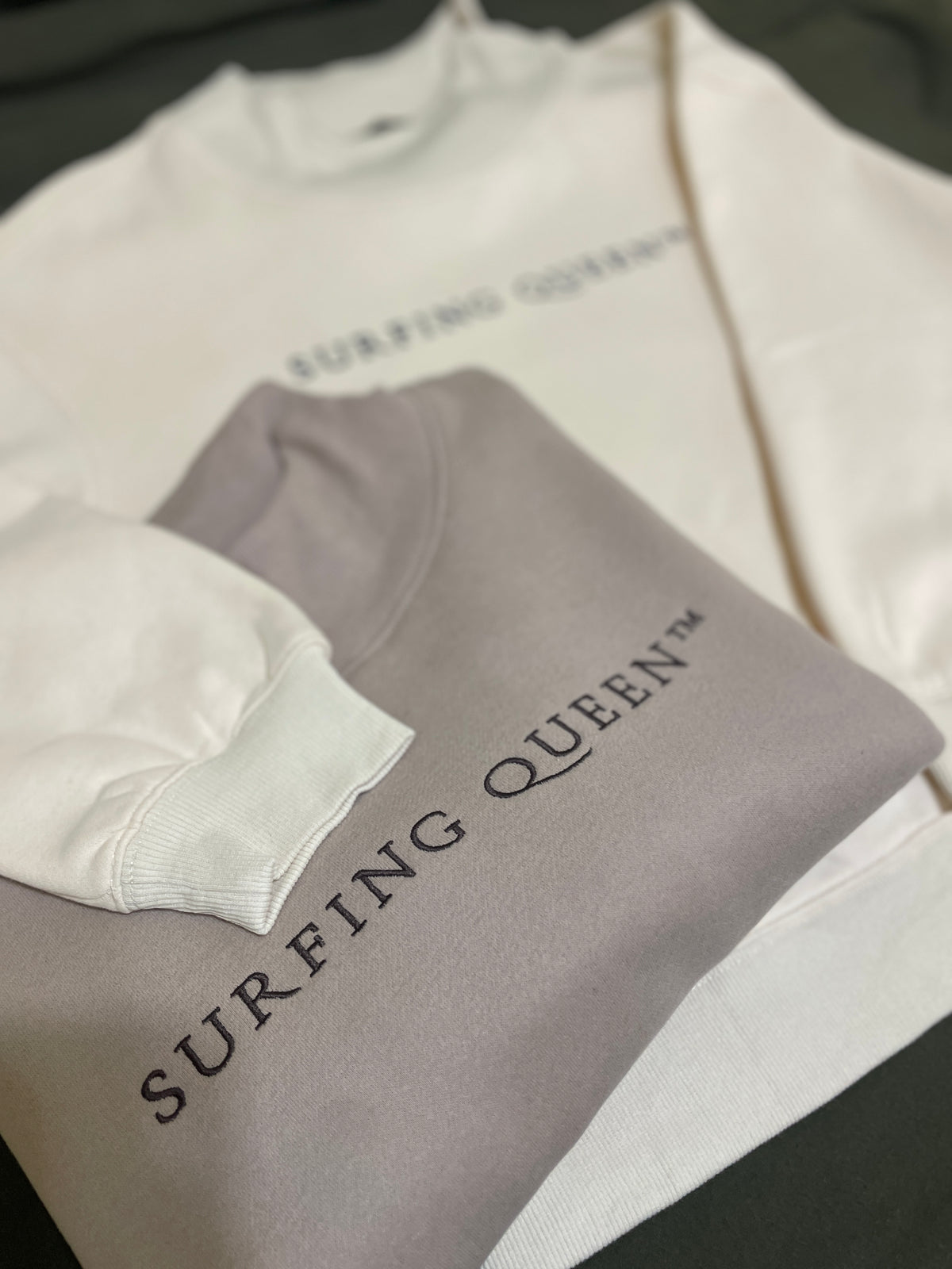 Surfing Queen™️ Luxurious Mock Neck Pullover image 7