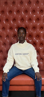 Surfing Queen™️ Luxurious Mock Neck Pullover image 4