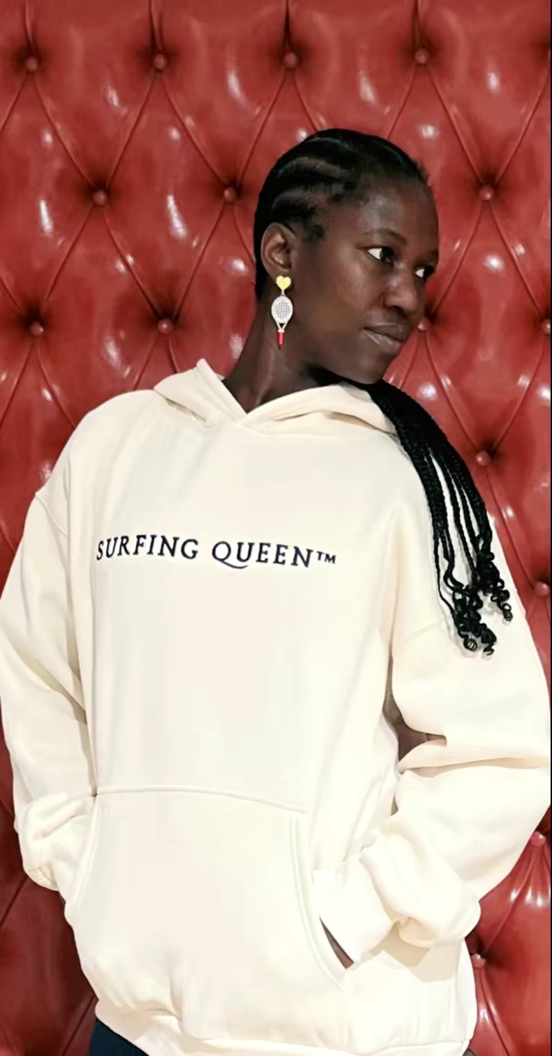 Surfing Queen™️ Oversized Hoodies Fleece Sweatshirts  image 2